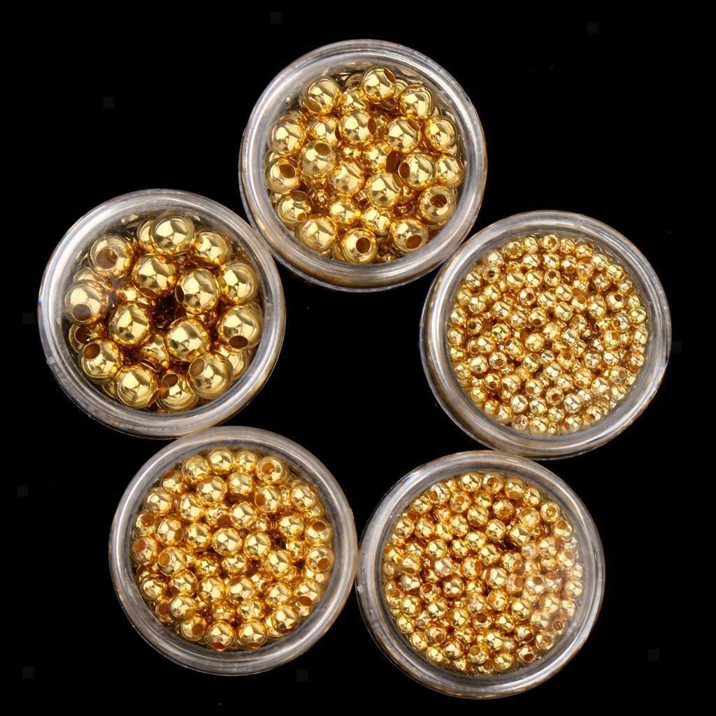 15Pcs Rondelle Loose  Jewelry DIY Making Round  Findings 3