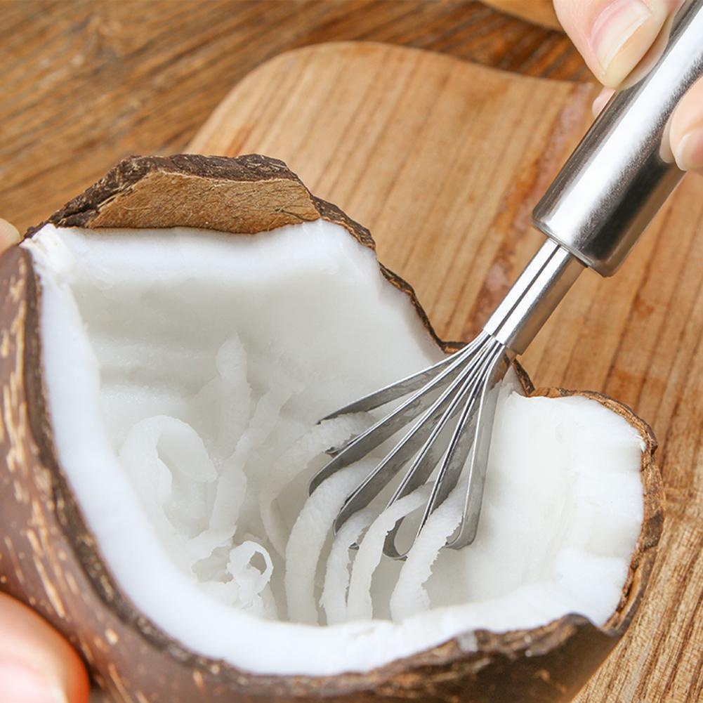 Coconut Shaver Stainless Steel Fish Skin Scale Scraper Peeler Cleaning Tool