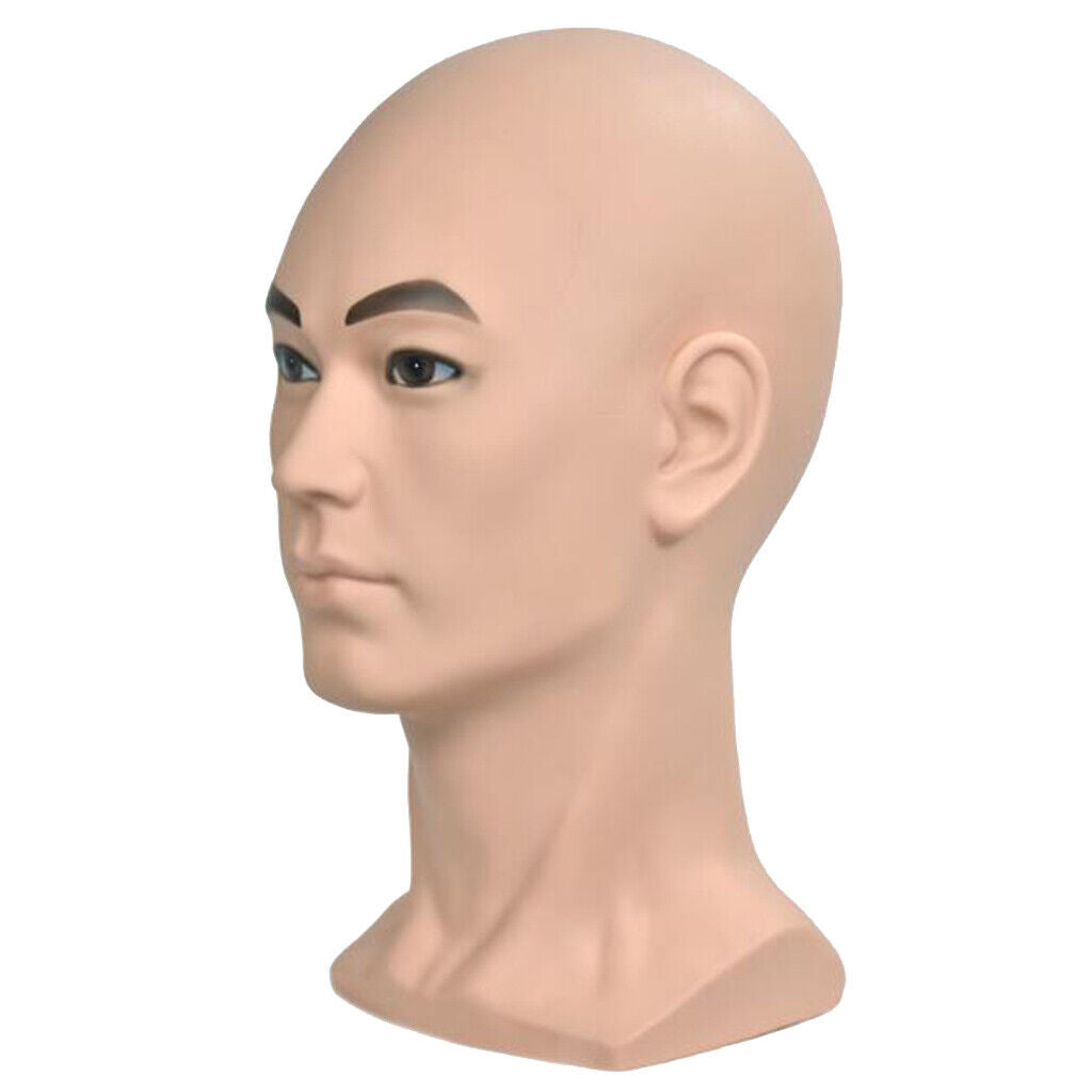 PVC Men Wigs  Holder Sunglasses    Display Manikin Stand
