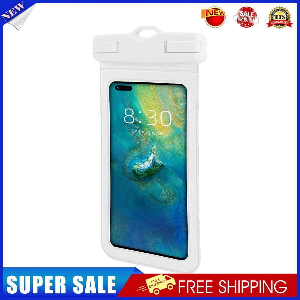 Waterproof Swimming Underwater Mobile Phone Protective Pouch Bag (White)