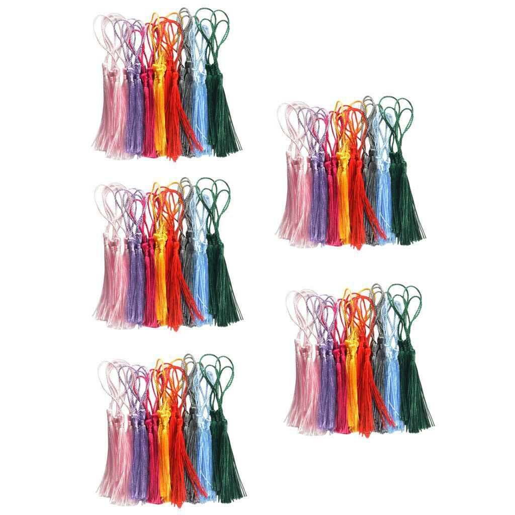 150Pcs Mixed Color Bookmark Tassels Classic DIY Making Tassels Pendant