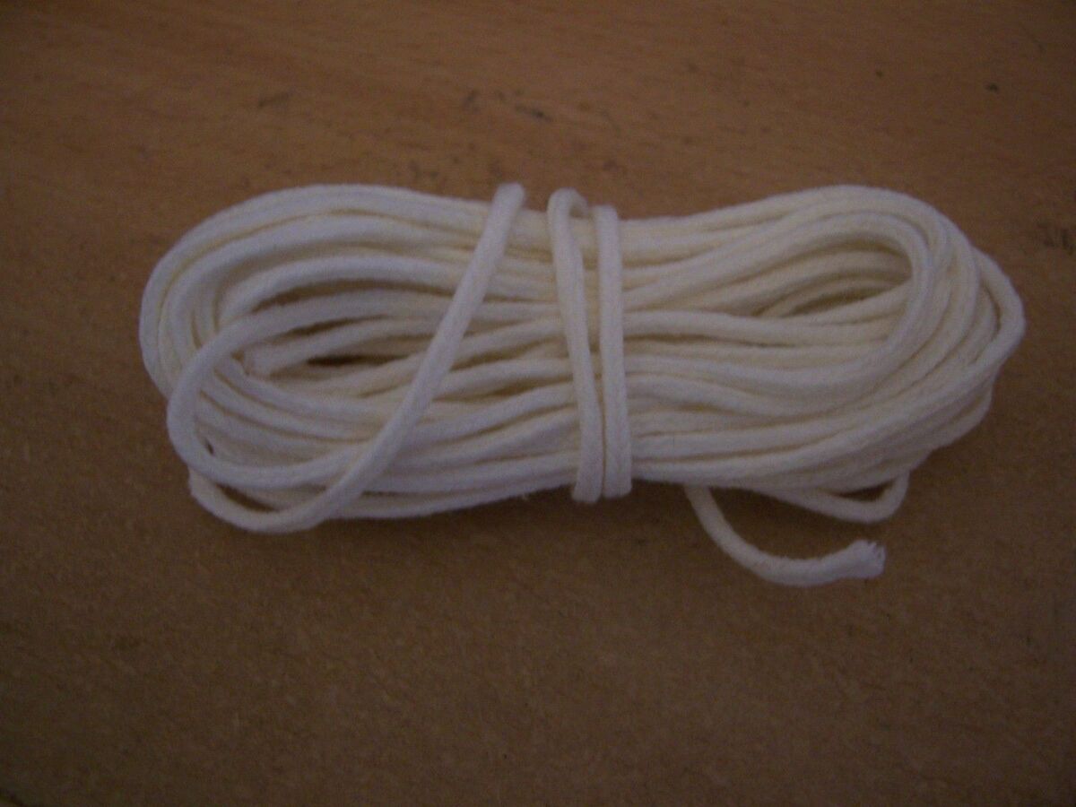 Candle Wick Make Your Own Candles 2mm x 10m White Round Cord Oil lamps