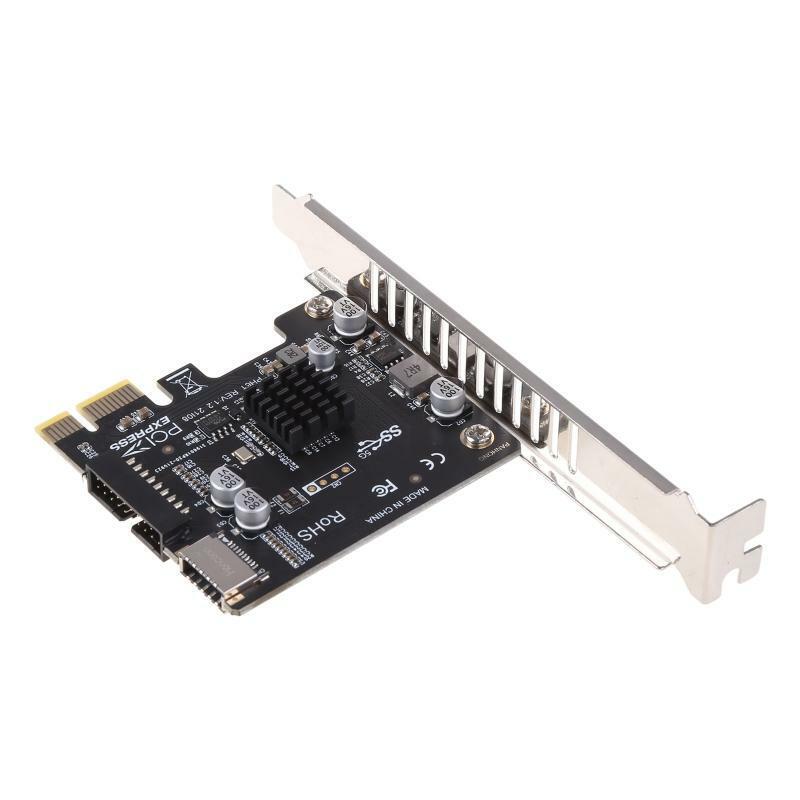 PCI Express Card PCI-E to USB3 Type-E Front Panel Type-C 19P 20P Expansion Card