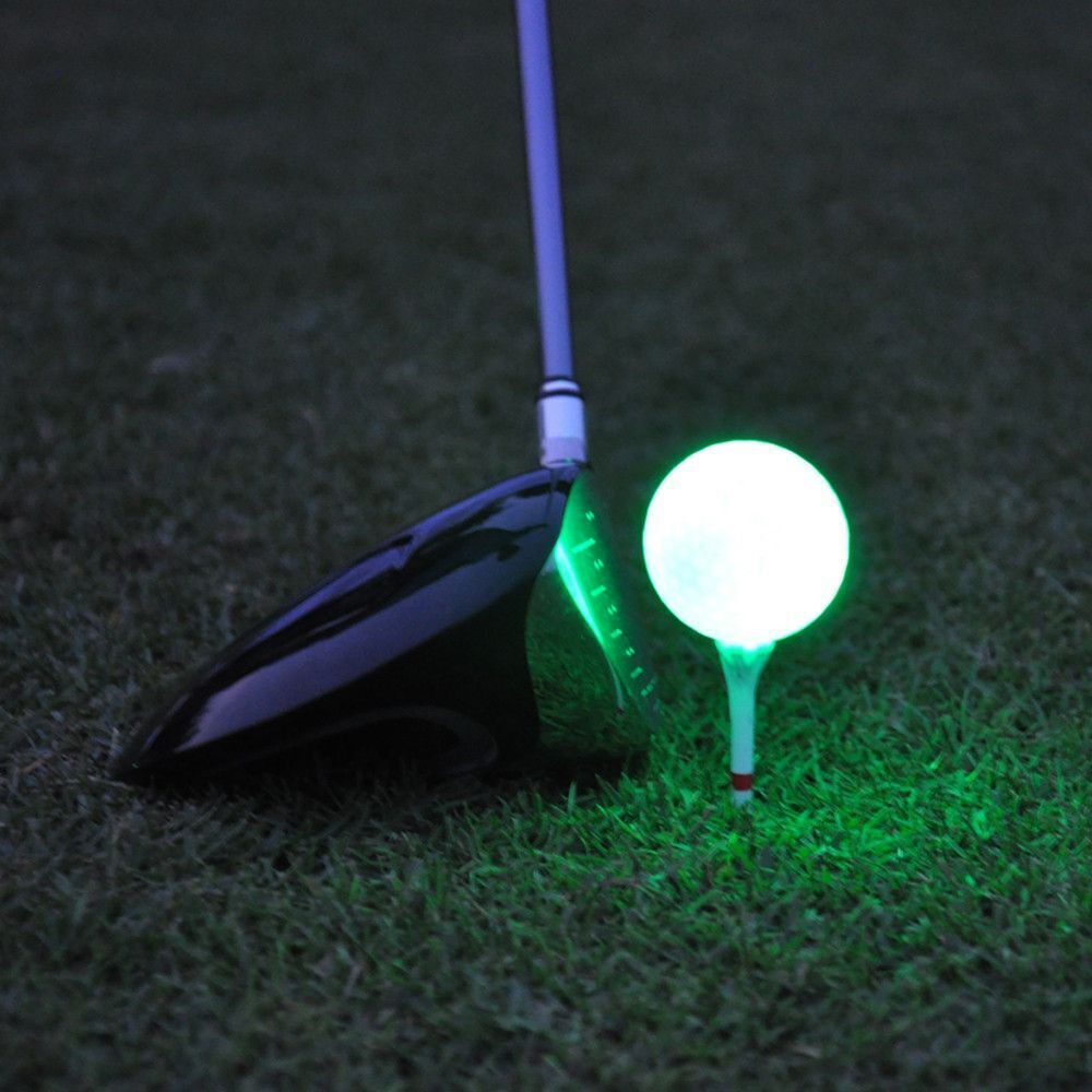 Light Up LED Golf Balls Glowing Ball Golfing In The Dark Night Training Golf