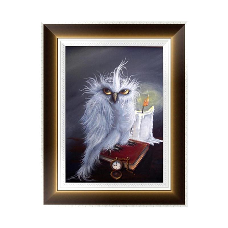 5D Owl Animal Diamond Embroidery Painting Cross Stitch DIY Craft Home Wall Decor