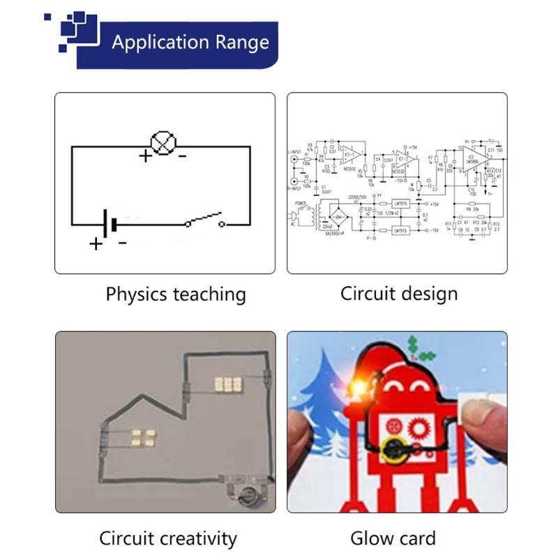 Conductive Electric Paint Pen Student Kids Education Gifts Stable Performance