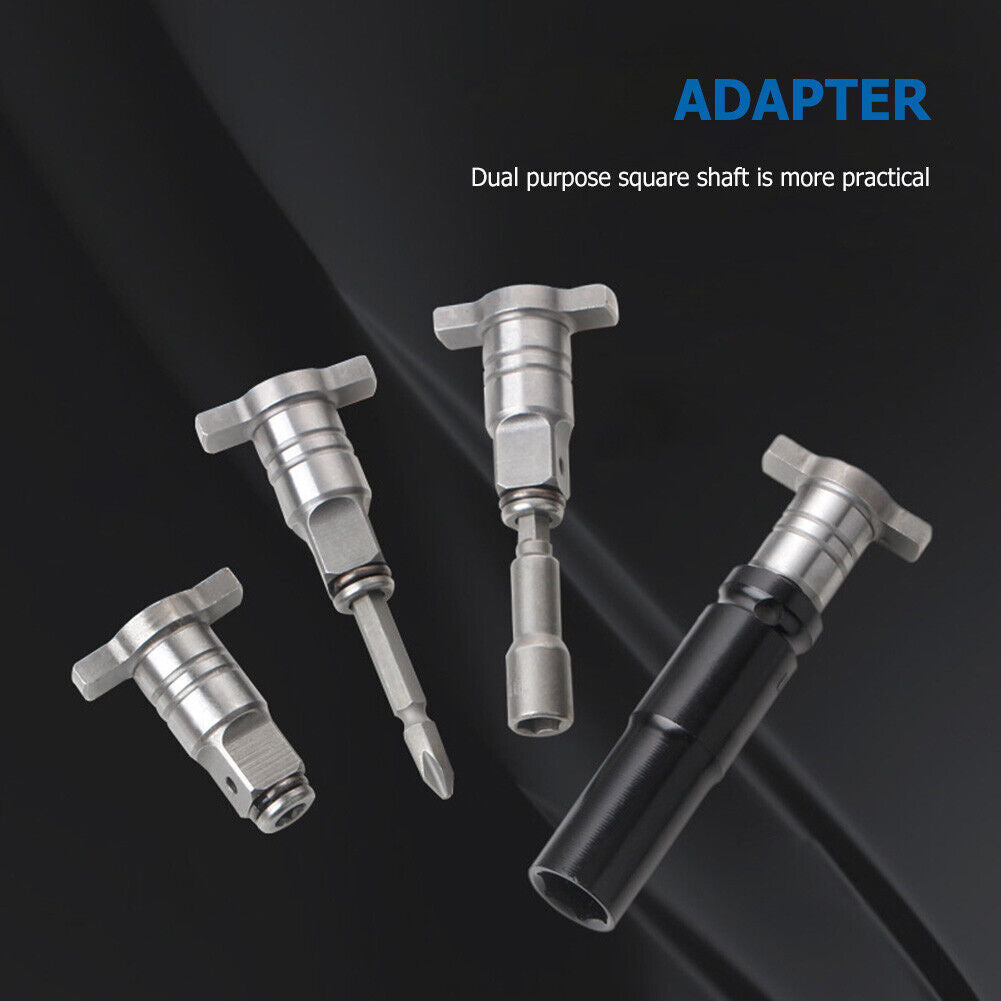 Electric Brushless Impact Wrench T Adapter Drill Bit Chrome Vanadium Steel