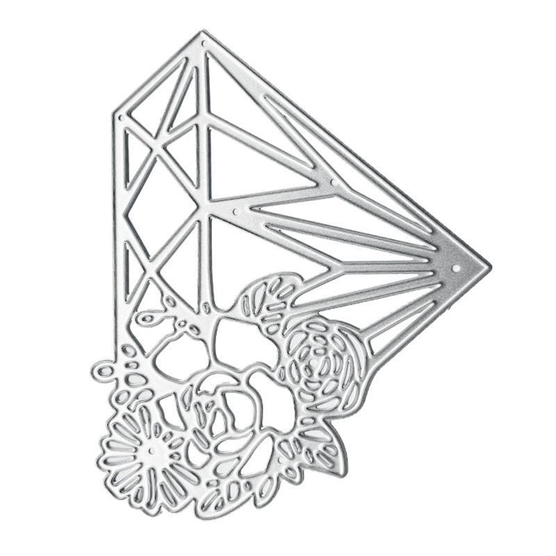 Rose Diamond Metal Cutting Dies Stencil DIY Scrapbook Album Paper Card Template