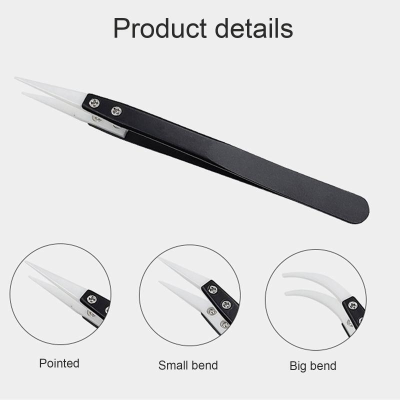 3PCS Non Conductive Heat Resistant 1300? DIY Hand Tools Kit Ceramic Reverse Tips