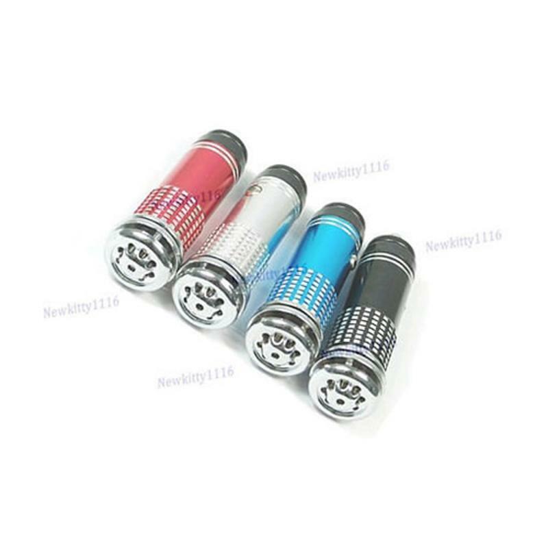 Mini Auto Car Fresh Air 12V Ionic Purifier Oxygen Ozone Ionizer Cleaner Filter