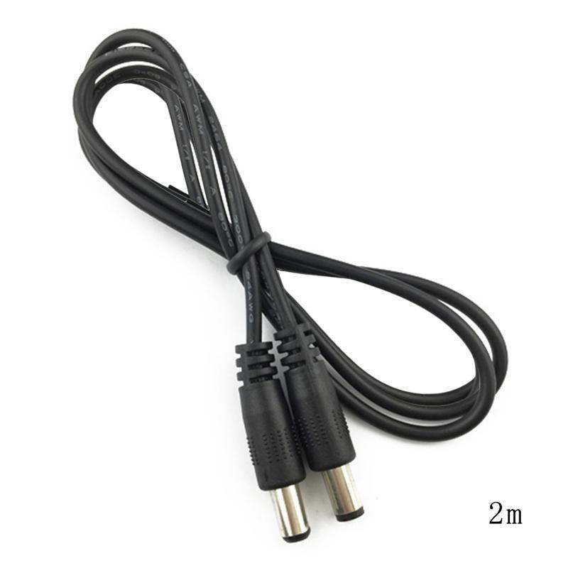 DC5.5x2.1mm Male to Male Connector DC Power Extension Cable For Security Camera