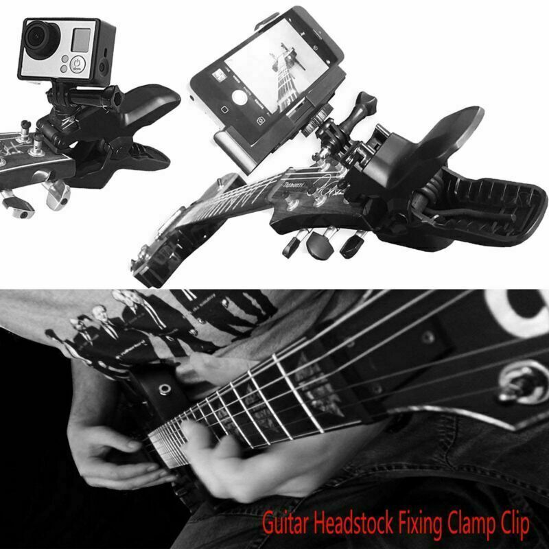 Guitar Headstock Phone/Camera Fixing Clamp Clip Recording Guitar Playing Shots
