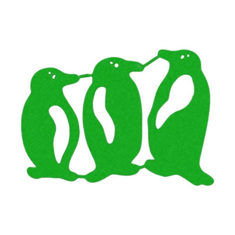 Penguins Metal Cutting Dies Stencil Scrapbooking DIY Album Stamp Paper Card