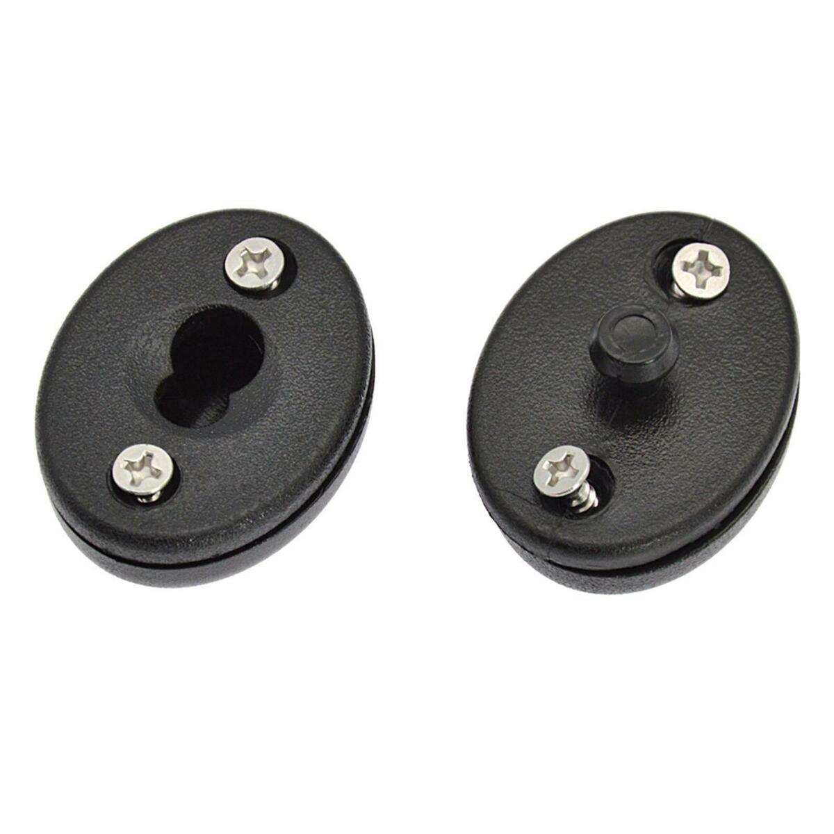 Wetsuit Fastener for Diving Suit Surfing Suit Slide Buckle with Screw Black