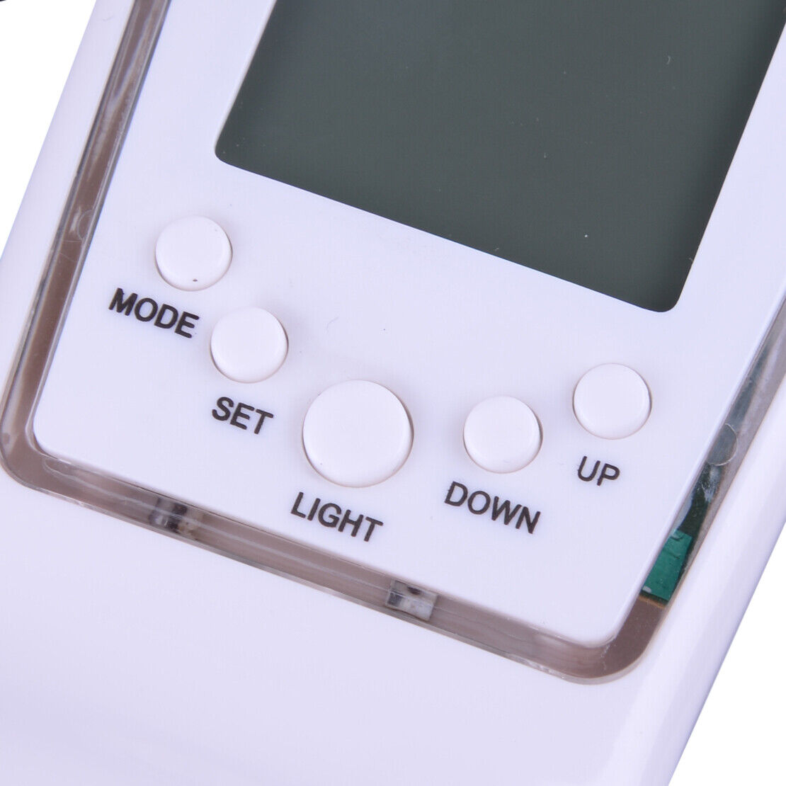 Digital LED Display Backlight Desk Alarm Clock Snooze Thermometer Calendar Li