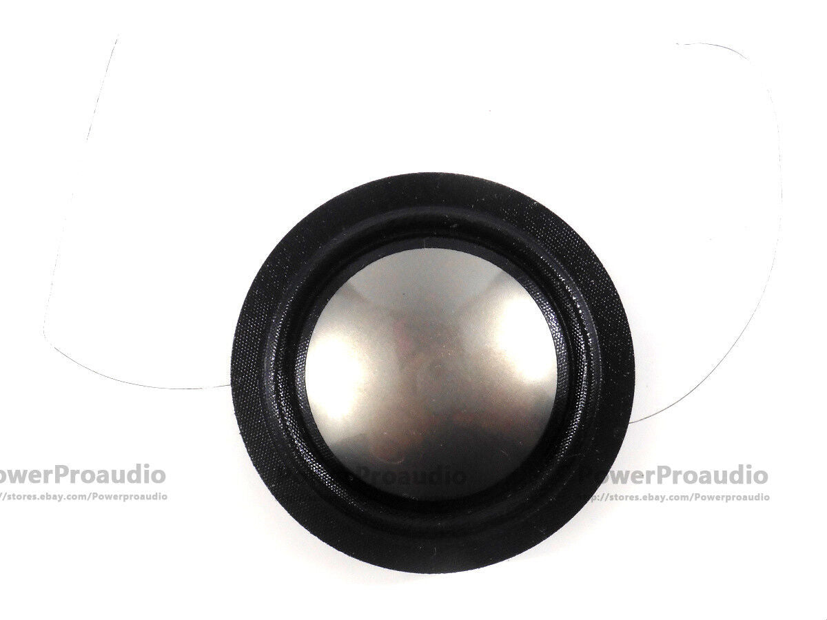 2PCS  Voice coil 26mm  silk+ Sliver Titanium diaphragm dome Lead wire both side