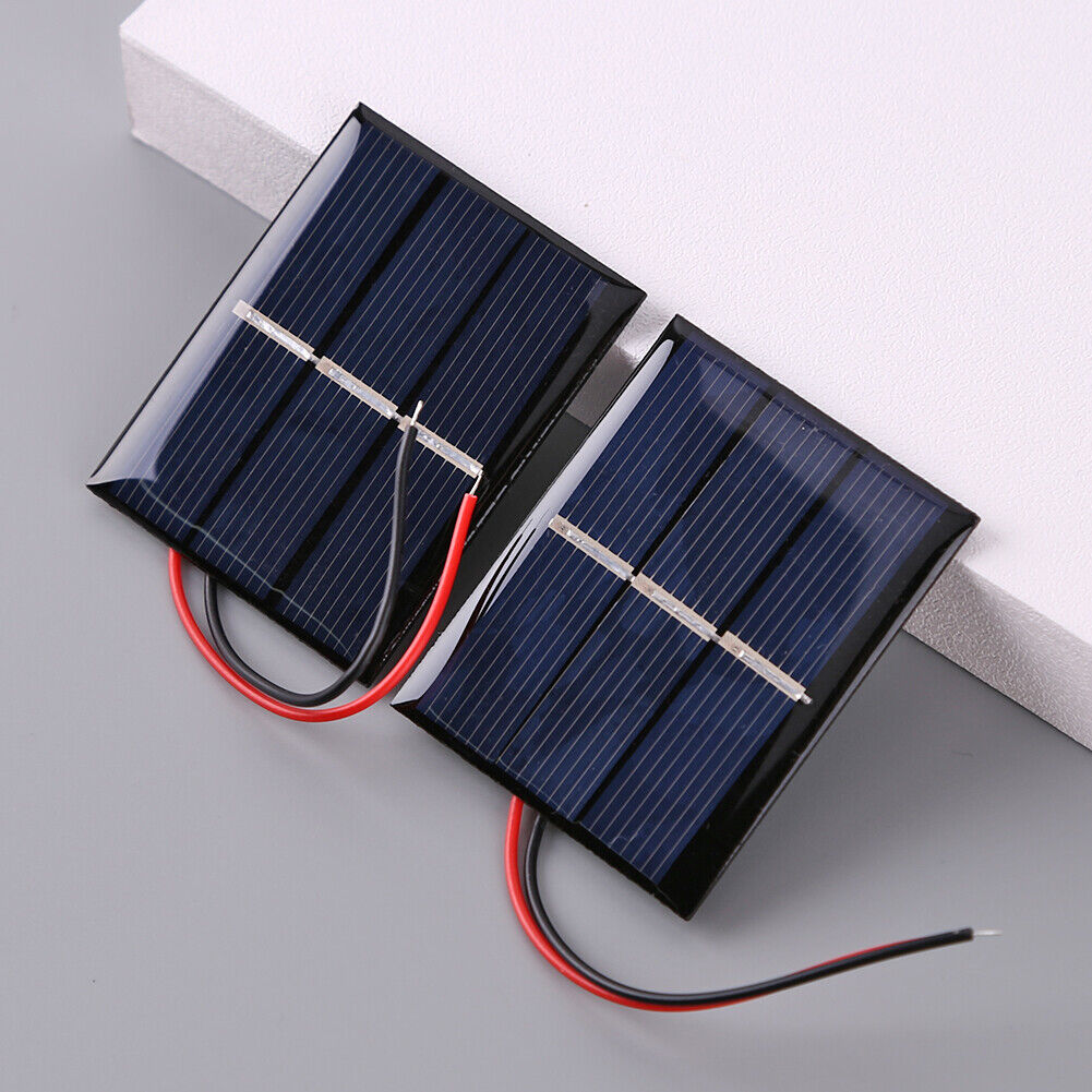 1.5V Solar Panel with Wire Mini Solar System DIY for Battery Charger (2pcs)