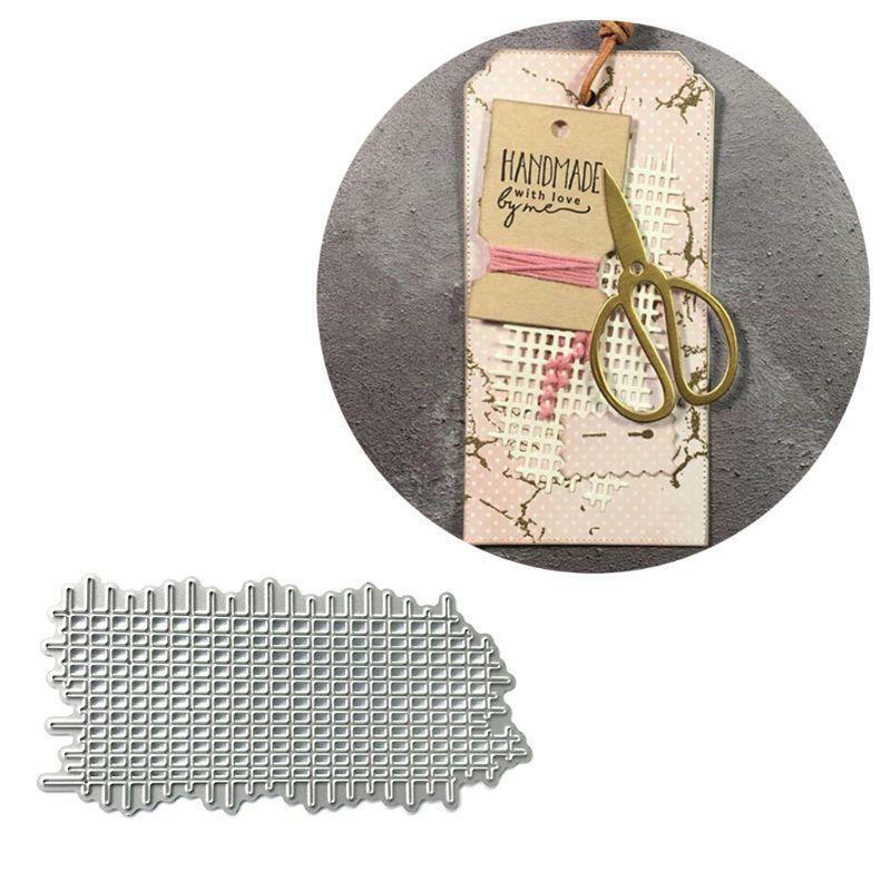 Grid Metal Cutting Dies Stencil DIY Scrapbooking photo Album Card Embossing