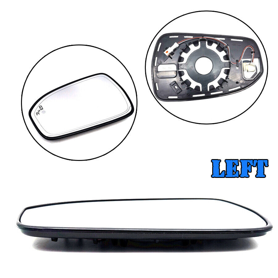 Without Auto Dimming Driver LH Mirror Glass W/Backing Plate For Ford Fusion13-21