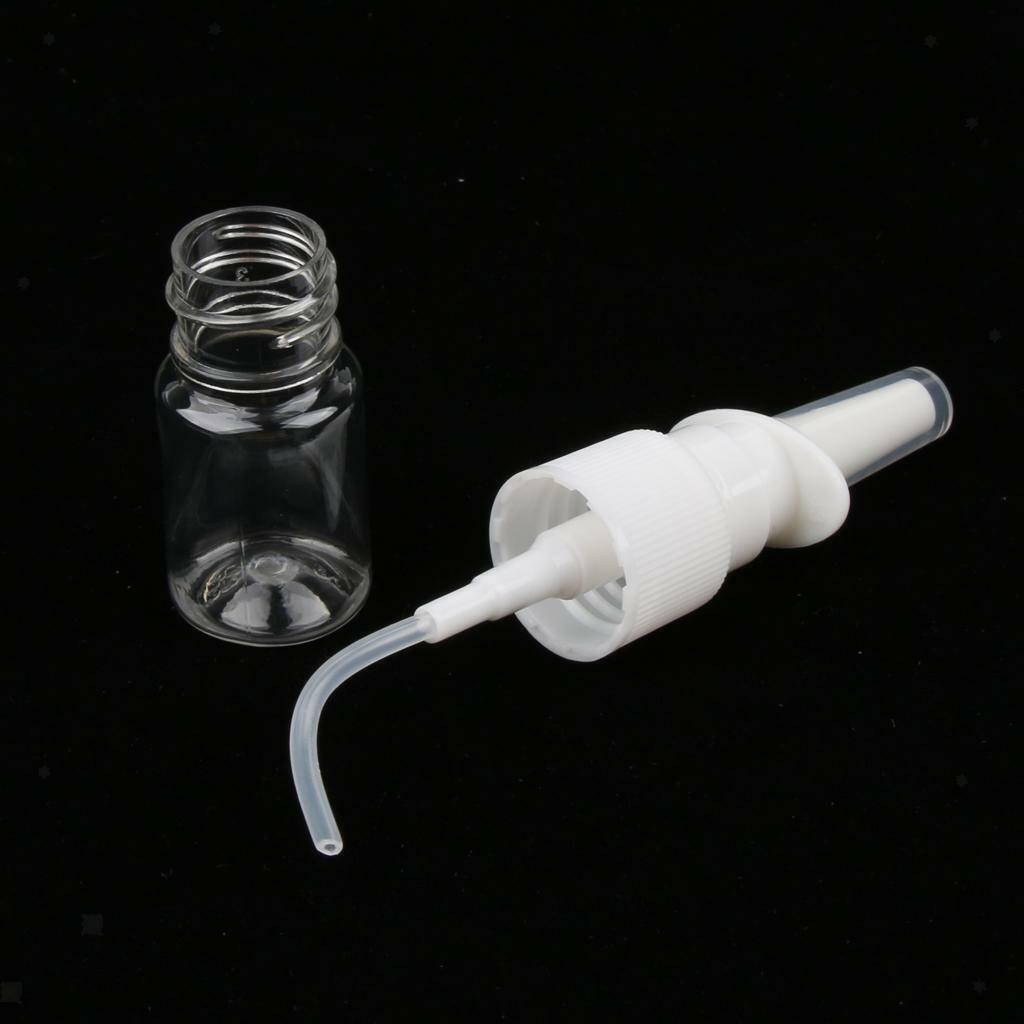50Pcs 5ml Empty Nasal Spray Bottles Sprayers Water  Container Clear