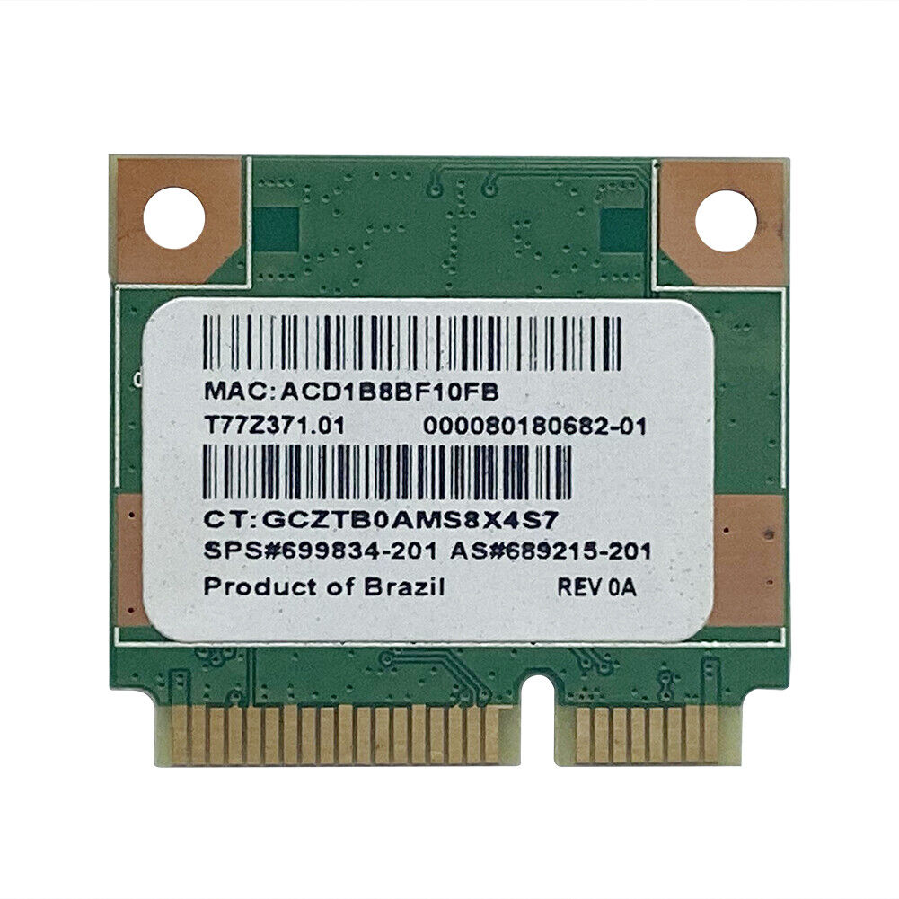 RT3290 150M 2.4GHz Bluetooth-compatible 3.0 Half Mini PCI-E WiFi Adapter Ne