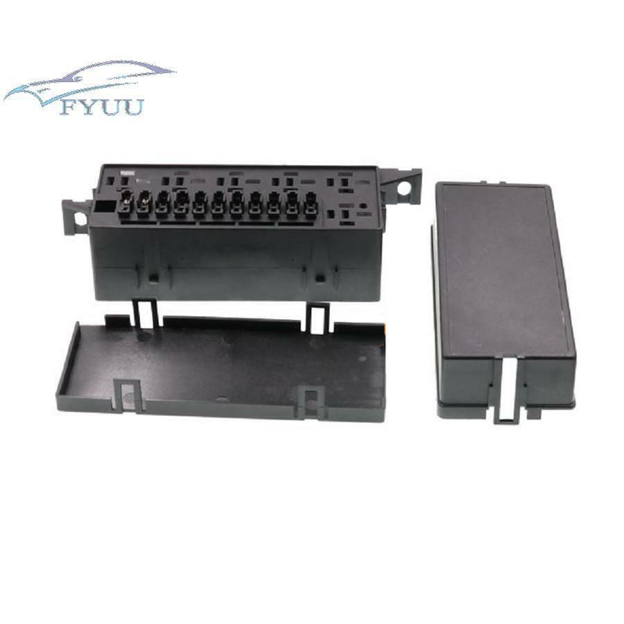 80A Car Modified Relay Fuse Box Resistant 11-Way Fuse Box 6 Relays & 11 fuses