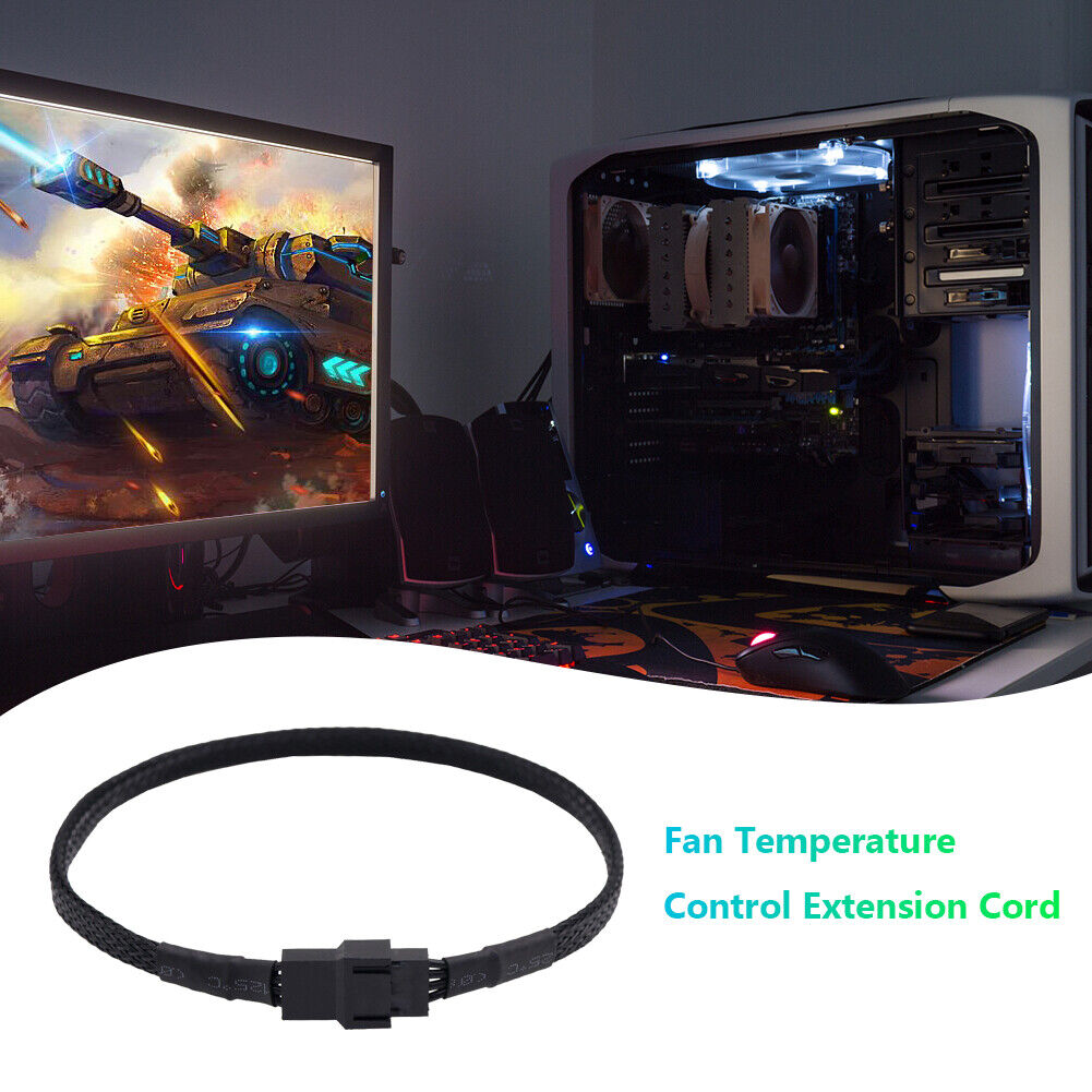 30cm 4 Pin Motherboard PC Computer Case CPU Fan Extension Adapter Cable