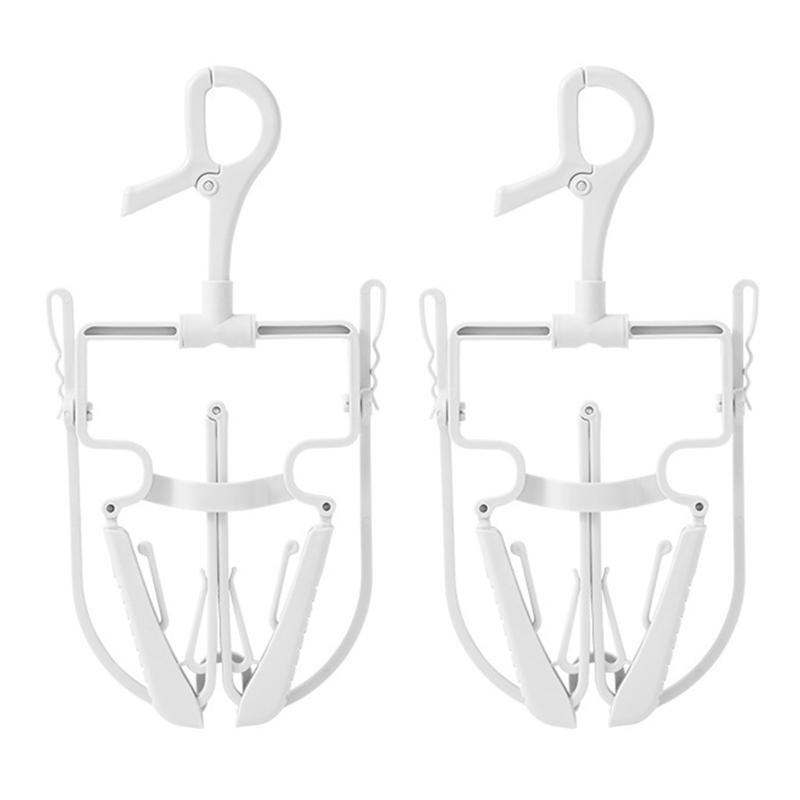 2 Pcs Hooded Hanger Clothes Drying Rack for Sweater, Shirt, Jacket, Pant, Dress