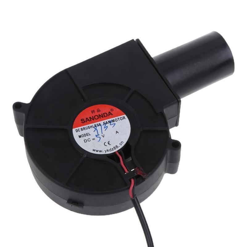 USB 5V BBQ Air Blower with Switch 3 Speed Cooling Fan for Cooking Camping Picnic