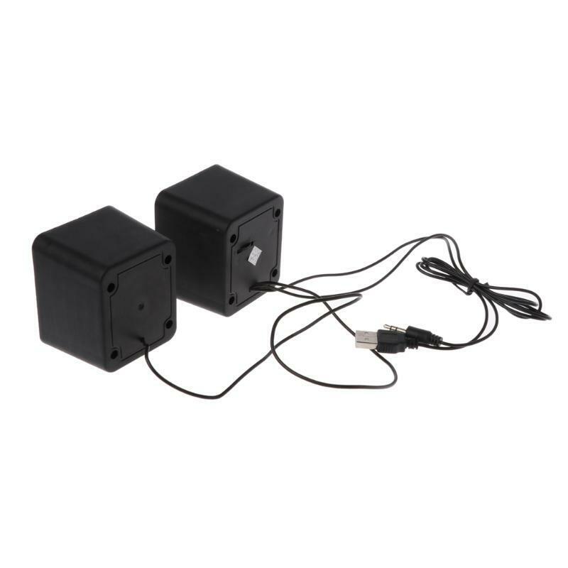 Wired Mini Speakers USB 2.0 for Laptop PC MP3 Multimedia Speaker Random Color