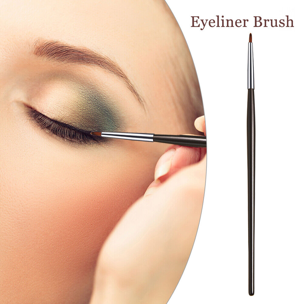 Makeup Eyeliner Brush Wooden Handle Eye Liner Fluffy Brushes Cosmetics Tool