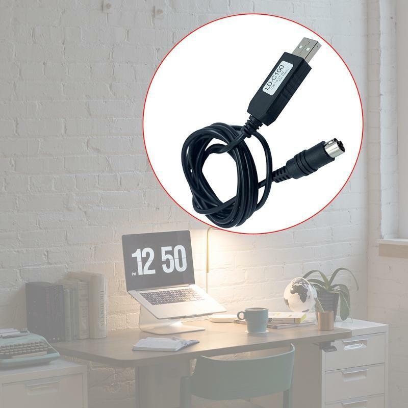 Black Efficient Data Line USB Power Compatible with Yaesu FT 100 FT 817ND