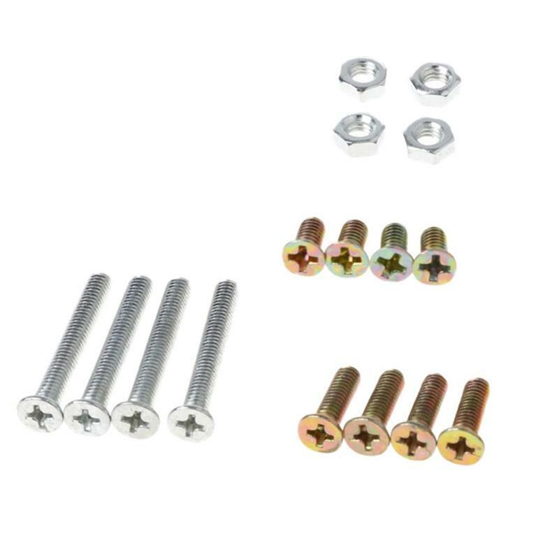 Aluminum Router Table Insert Plate w/ 4 Rings Screws For Woodworking Benches