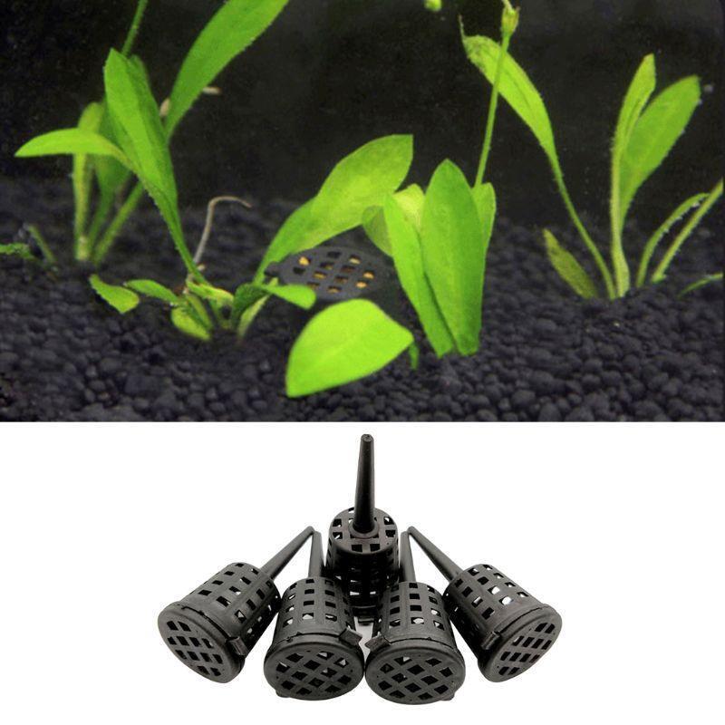 100 Pcs/pack Mini Aquatic Fertilizer Basket Aquarium Fish Tank Water Plants Box