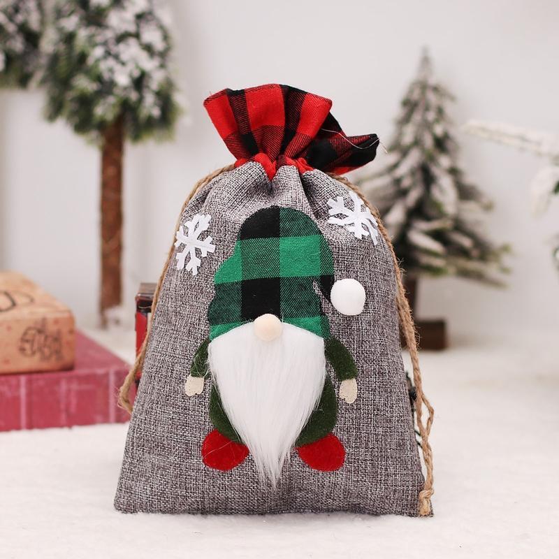 Christmas Gnome Gift Bags 3 Pack Snowflake Gnomes Home Baby Shower Wedding Party