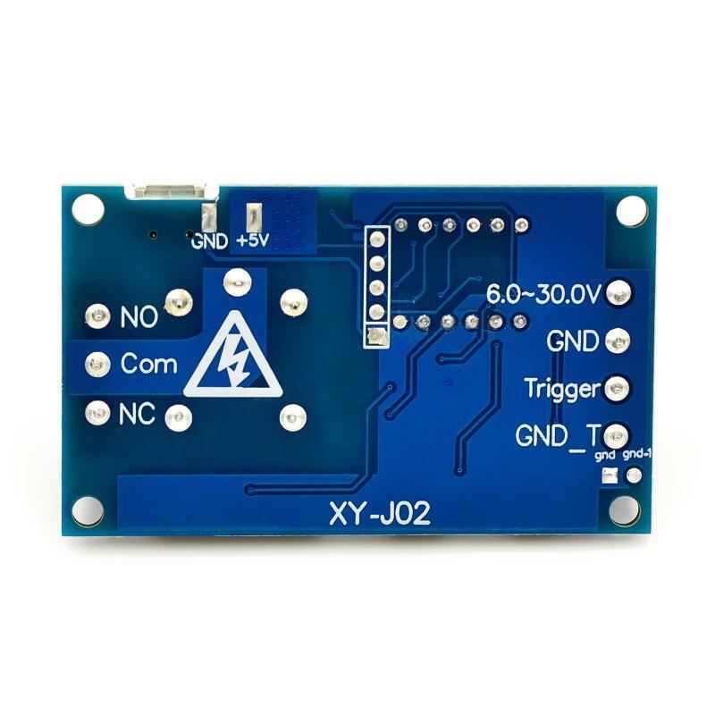 Car LCD Trigger Delay Cycle Timing with Optocoupler Relay Module Circuit Switch