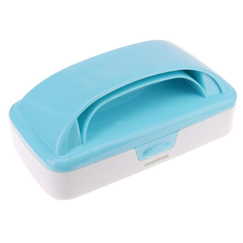 Handheld Carpet Brushes Table Sofa Bed Crumb Sweeper Roller Cleaner (Blue)