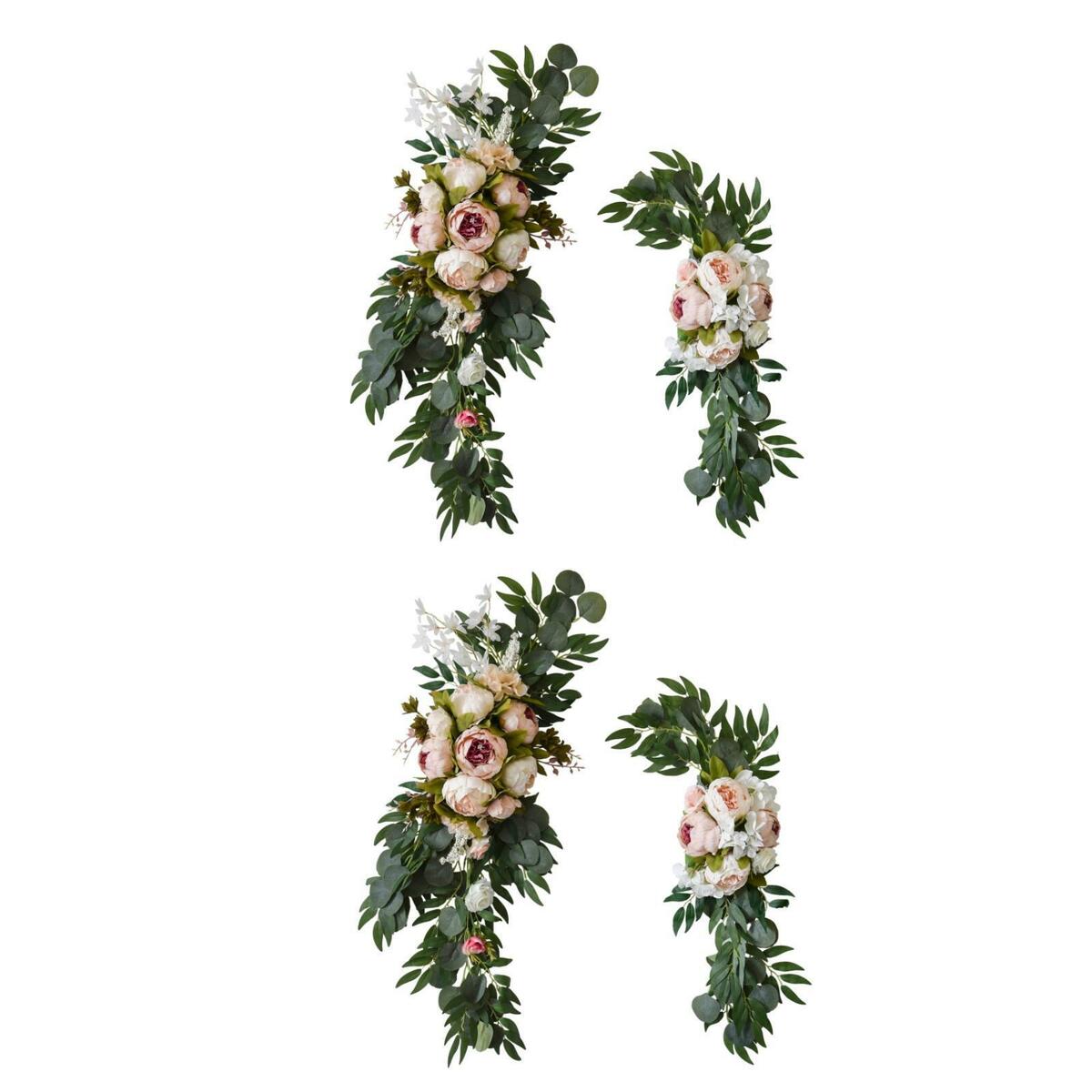 Set of 4 Wedding  Swags Arch Flowers Kit Decor Decoration