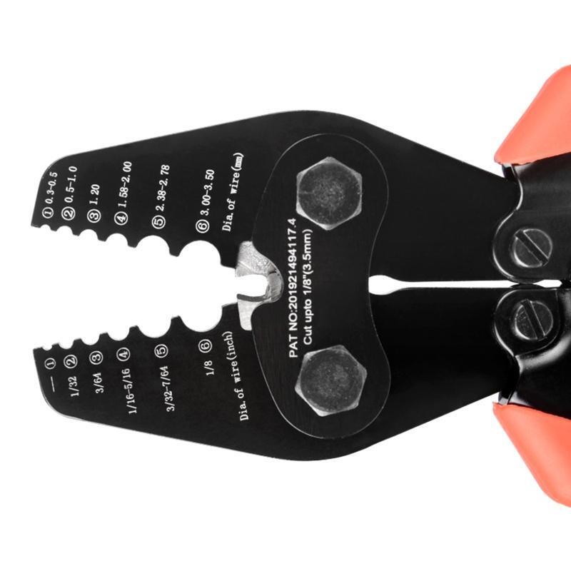 High Precision  Ratchet Crimping Pliers Tool  for  0.3-3. 5 Aluminum Sleeves