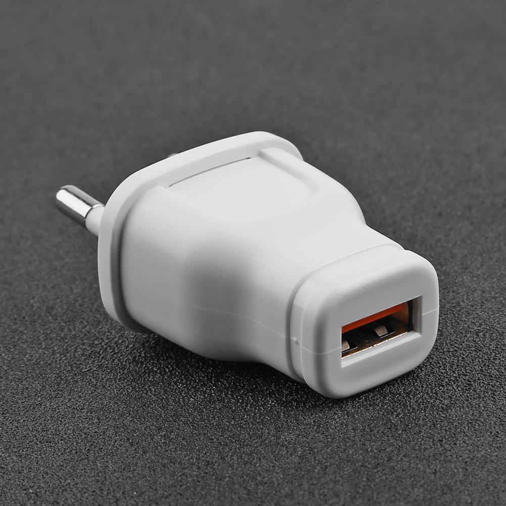 Direct Charging DC 5V 1A USB Charger Adapter Cable Connector (White EU)