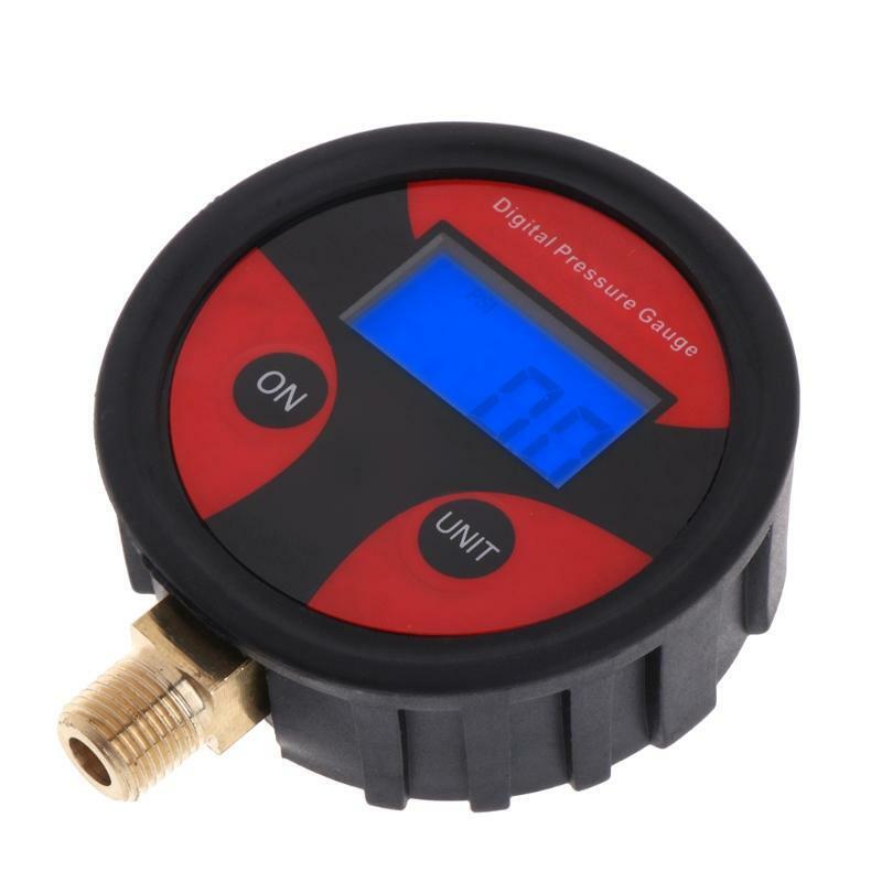 Accurate Digital Tire Pressure Gauge LCD Display Screen Alarm Automatic 0-200PSI