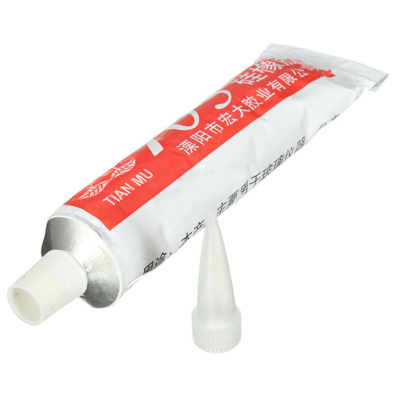 50ml Transparent Silicone Sealant Adhesive Glue for Glass Metal Tile Plastic New