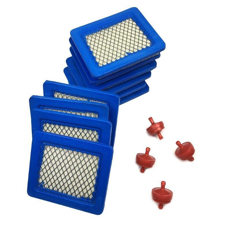 Fuel Filter 10 Pcs Air Filters Air Cleaning Tools in Lawn Mowers for Home Use