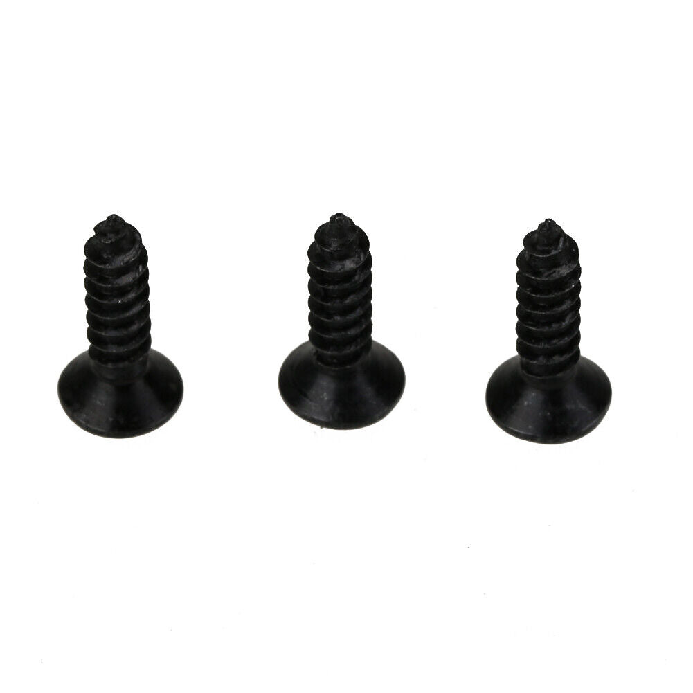 50pcs Acoustic Guitar Electric Guitar Electric Bass Panel Screw (Black)