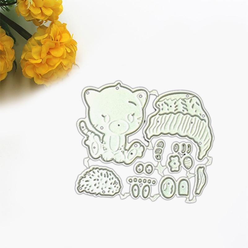 Metal Die-Cuts Making Embossing Scrapbooking Durable Stencils Holiday Tiger