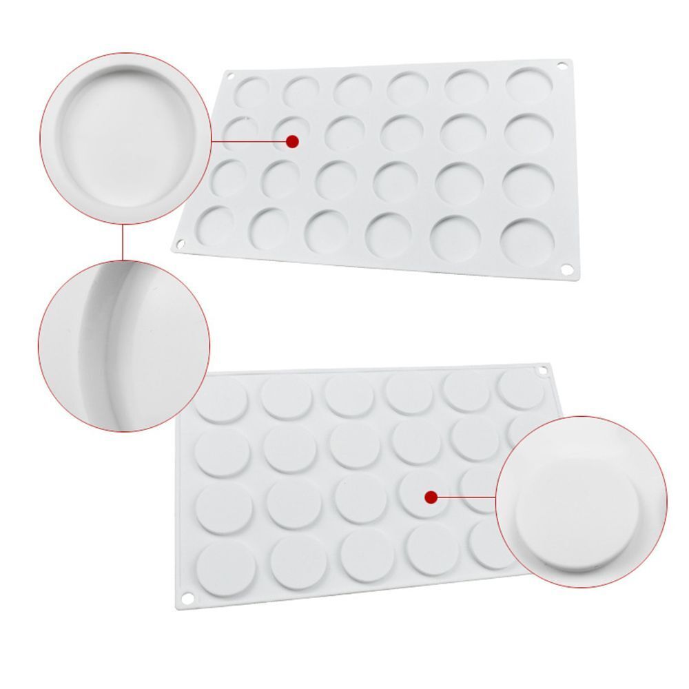 Casting Scrapbooking Silicone Mat 24-Cavity Wax Sealing Mat for Wax Seal Stamp