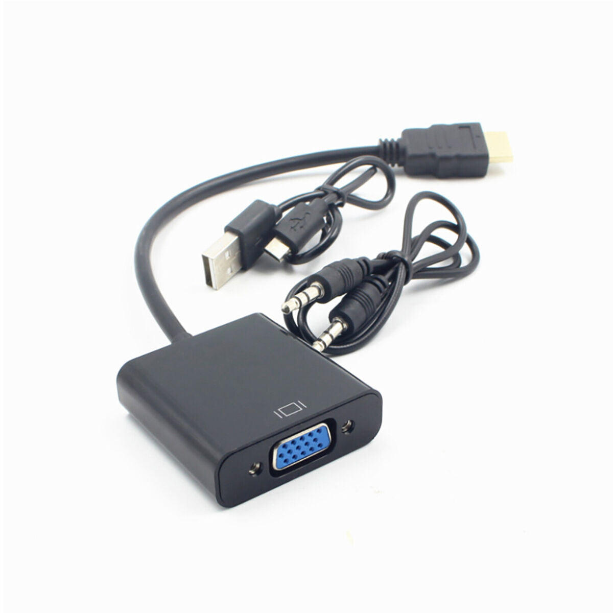 HDMI to VGA Cable Converter 1920x1080P for Tablet, Laptop, PC, TV