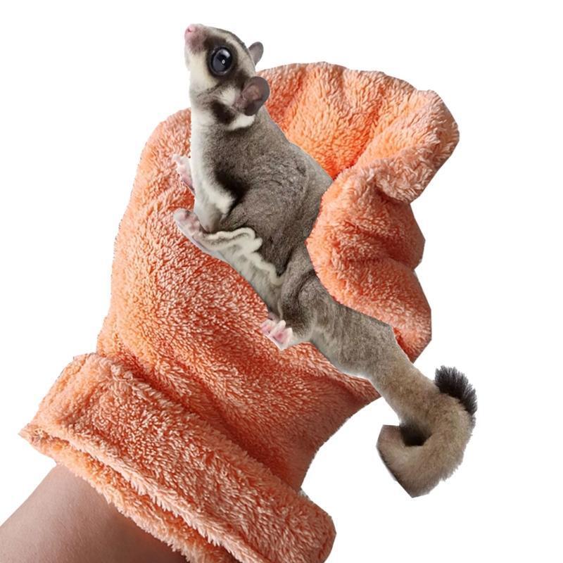 Hedgehog Hamster Pet Handling Gloves Grooming Bite Proof Protection Supplies