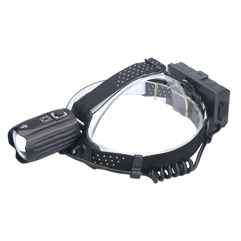 LED USB Rechargeable Headlamp Outdoor Head Lamp Flashlight Zoomable Warn Light