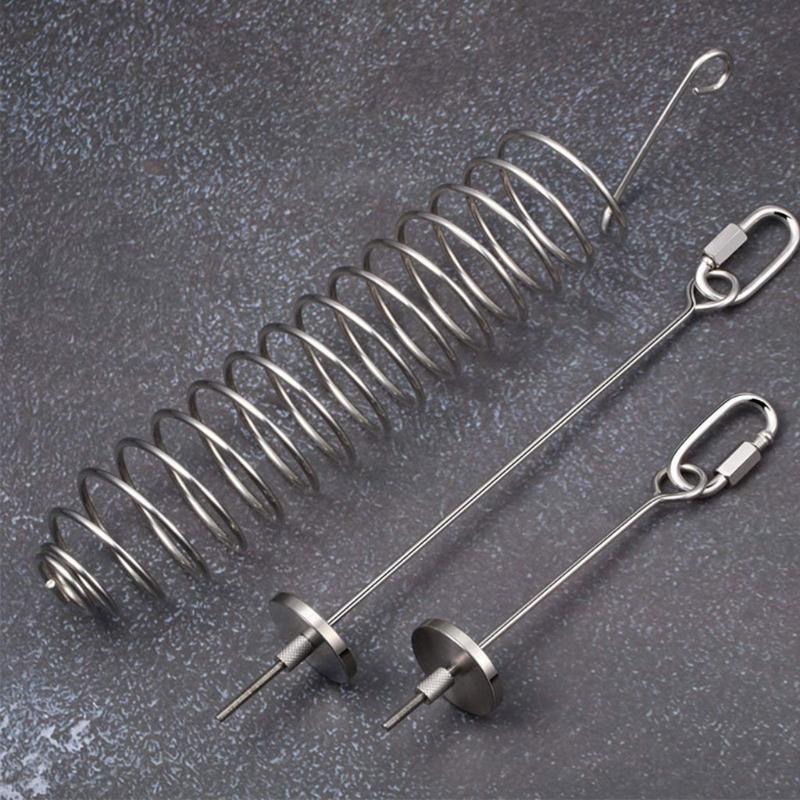 4 Pcs Bird Food Holder Treat Skewer Stainless Steel Parrot Hanging Fruit Feeder